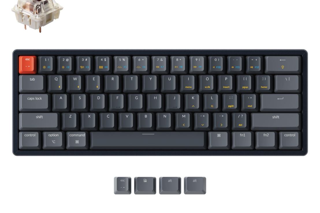 Keychron K12 Hot-Swap Aluminum Mechanical&nbsp;Keyboard