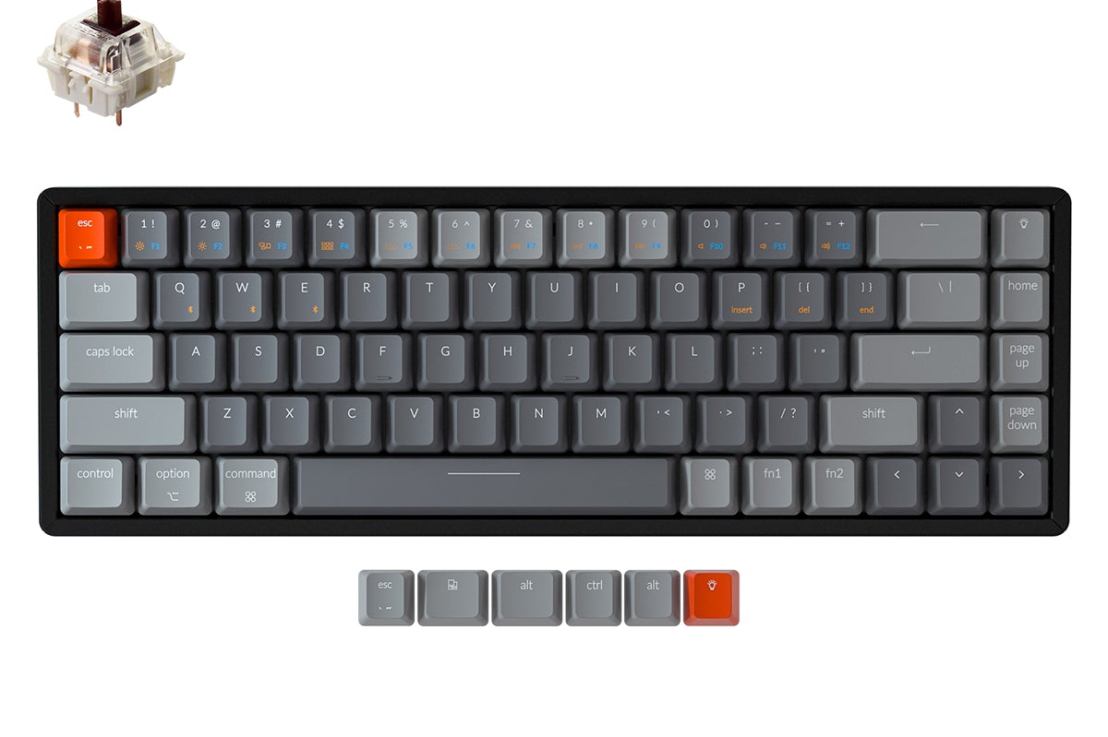 Keychron K6 Hot-Swap Aluminum Mechanical&nbsp;Keyboard